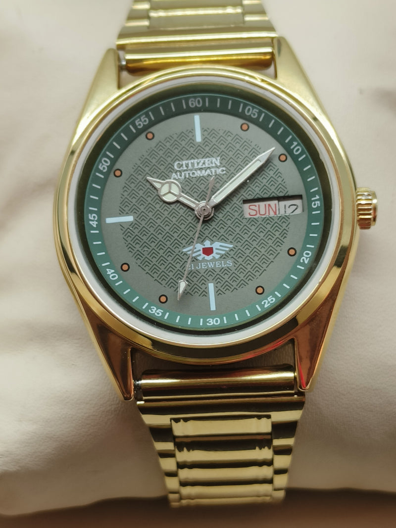 Citizen Eagle 7 Automatic Watch – Japan Movement, Day-Date Function