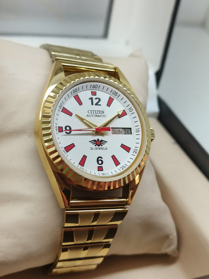 Citizen Eagle 7 Automatic Watch – Japan Made, Day-Date Stainless Steel