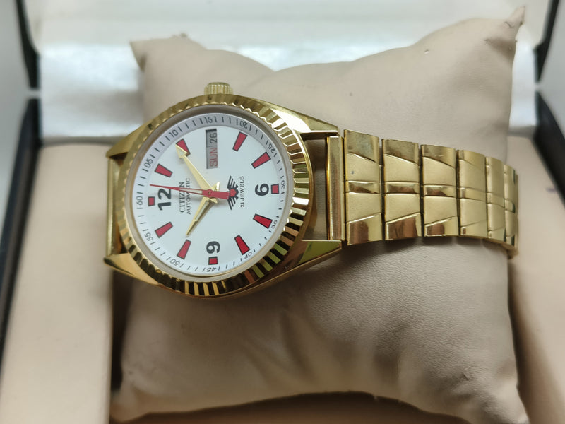 Citizen Eagle 7 Automatic Watch – Japan Made, Day-Date Stainless Steel