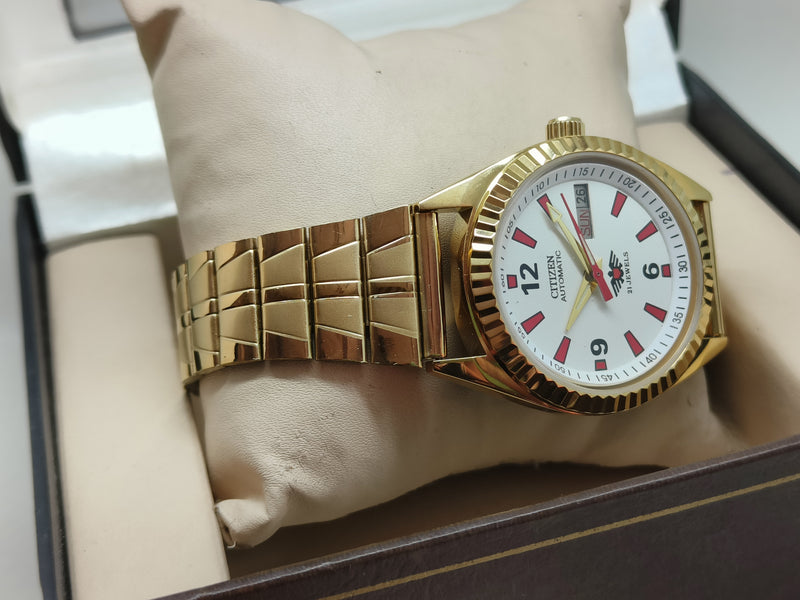 Citizen Eagle 7 Automatic Watch – Japan Made, Day-Date Stainless Steel