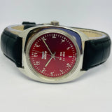 HMT Kohinoor 17 Jewels – Maroon Sunburst Hand Winding Watch National Watches