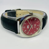 HMT Kohinoor 17 Jewels – Maroon Sunburst Hand Winding Watch National Watches