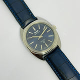 HMT Kohinoor 17 Jewels Mechanical – Blue Dial with Leather Strap National Watches