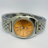 HMT Kohinoor 17 Jewels – Orange Sunburst Hand Winding Watch National Watches