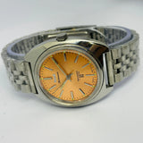 HMT Kohinoor 17 Jewels – Orange Sunburst Hand Winding Watch National Watches