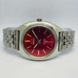 HMT Kohinoor 17 Jewels – Maroon Sunburst Hand Winding Watch - National Watches