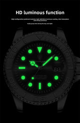 Poedagar Sports Swiss Brand New Ultra-thin Men's Watch Waterproof Luminous Quartz Watch Men’s Classic Silver Stainless Steel Day-Date Quartz Dress Watch National Watches