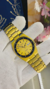 (Super Rare) 1983 Seiko 5 Automatic 7S36 with Glass Back Vintage Watch (Pre Owned