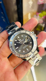 Poedagar Sports Swiss Brand New Ultra-thin Men's Watch Waterproof Luminous Quartz Watch Men’s Classic Silver Stainless Steel Day-Date Quartz Dress Watch