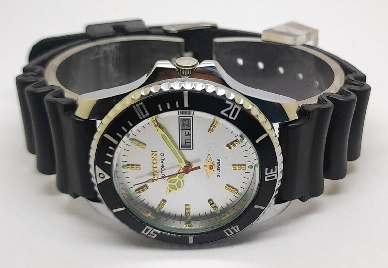 Citizen Sports Automatic Refurbished Watch Vintage Style Reliable Japanese Movement - National Watches