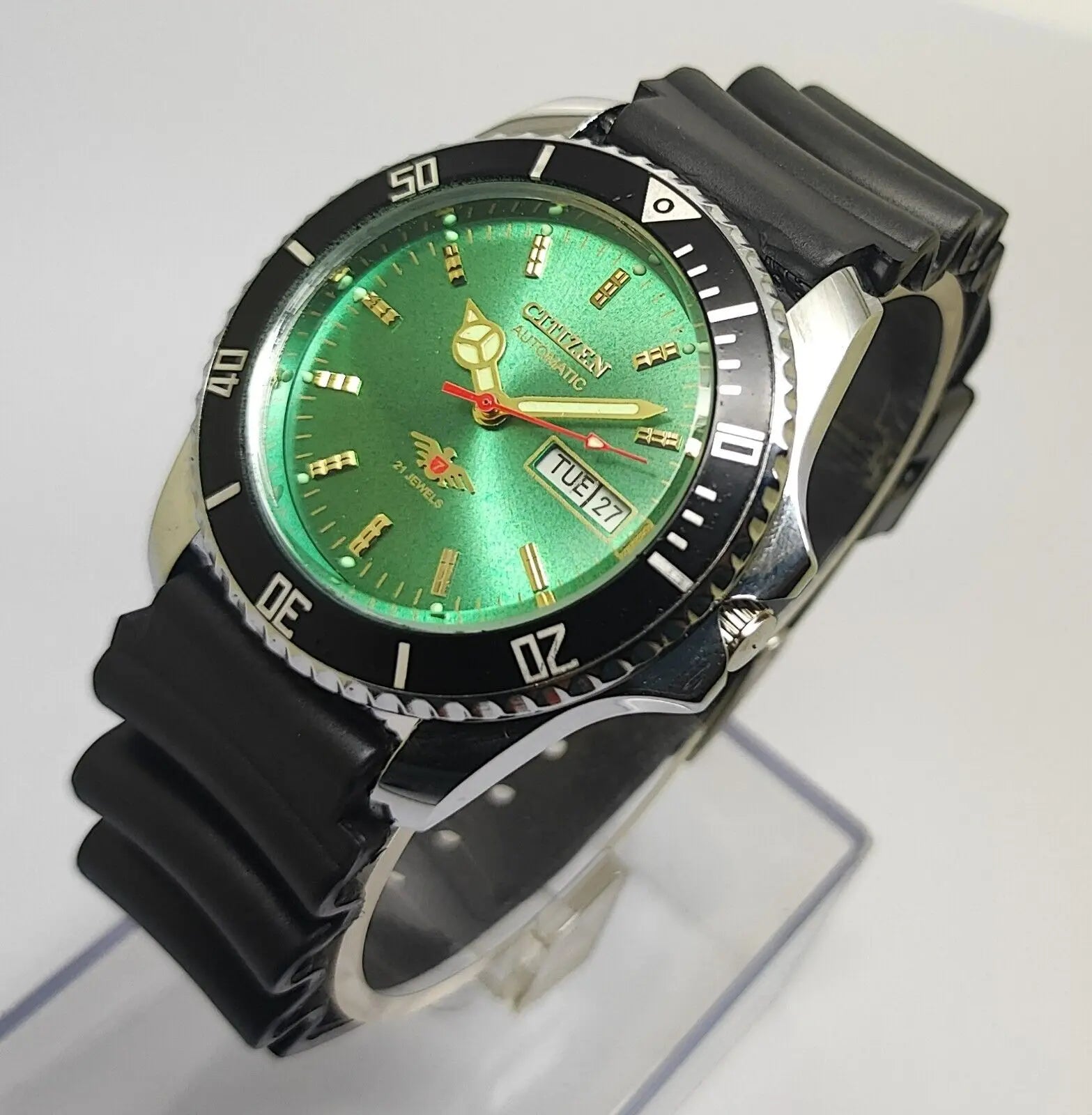Citizen Sports Automatic Refurbished Watch Vintage Style Reliable Japanese Movement - National Watches