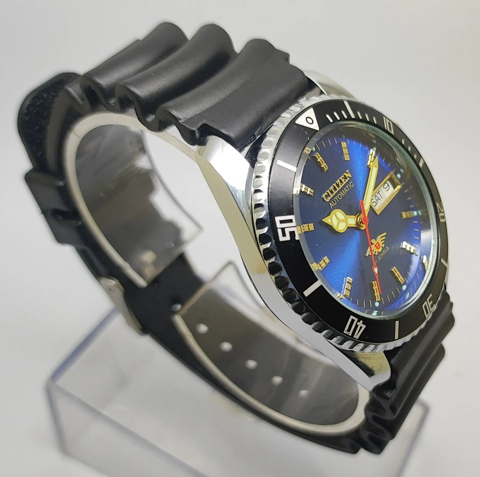 Citizen Sports Automatic Refurbished Watch Vintage Style Reliable Japanese Movement - National Watches