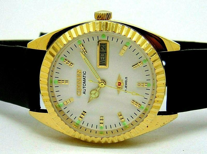 Citizen Automatic 8200 Movement stainless steel Japan Made 21 Jewels Men s Wrist Watch