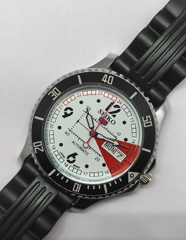 Seiko 5 Black Dial Automatic sports Watch