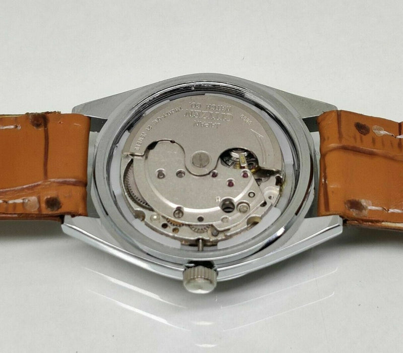 Citizen Automatic 8200 Movement stainless steel Japan Made 21 Jewels Men s Wrist Watch
