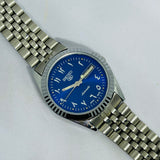 Seiko 5 Automatic Blue Dial Arabic Numerals – Refurbished Japan Vintage Watch | 17 Jewels Original Movement