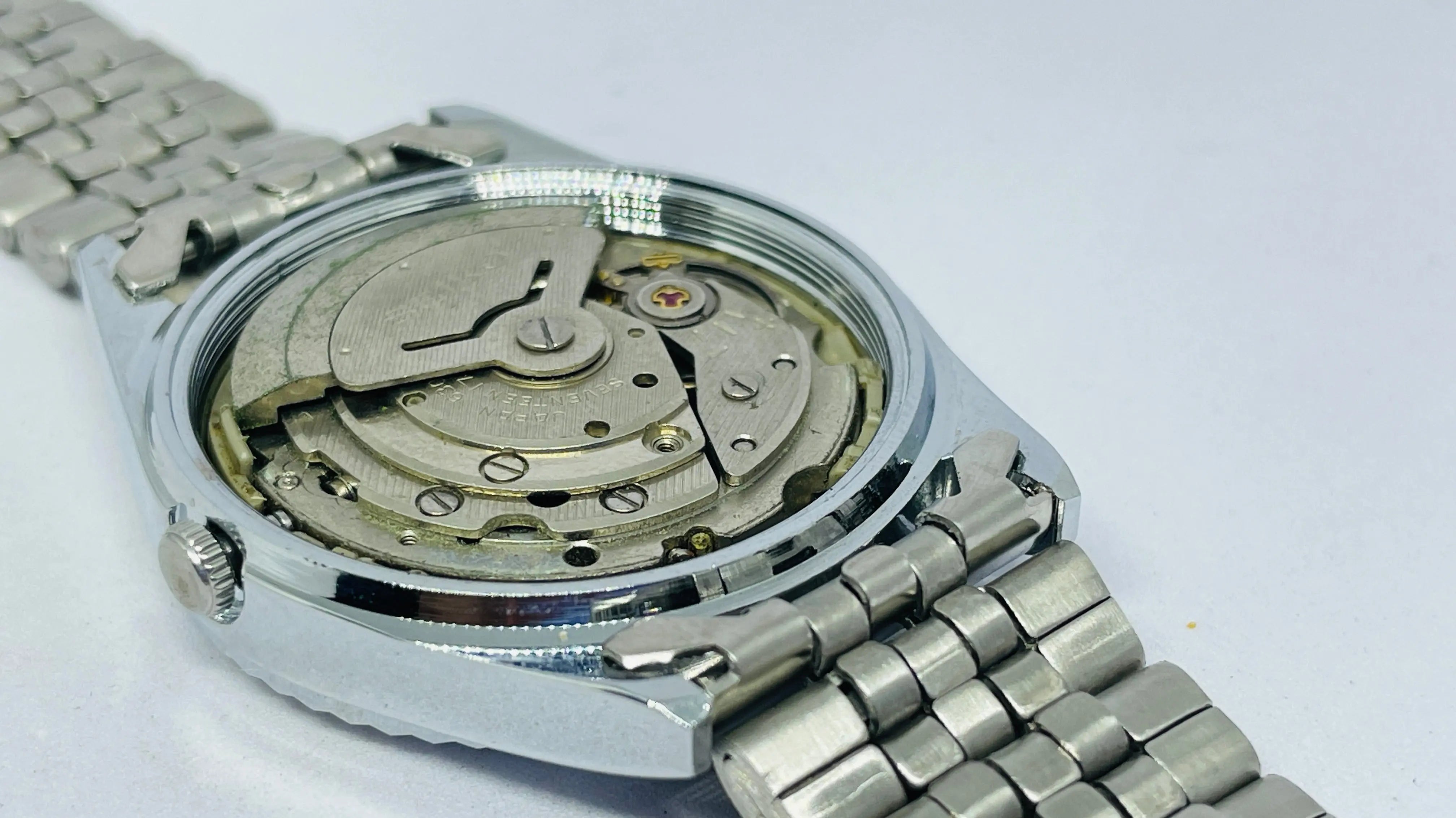 Seiko 5 Automatic Green Dial – Refurbished Vintage Japan 17 Jewels Watch National Watches