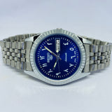 Seiko 5 Automatic Arabic Numerals Blue Dial | Original 17 Jewels Japan Movement