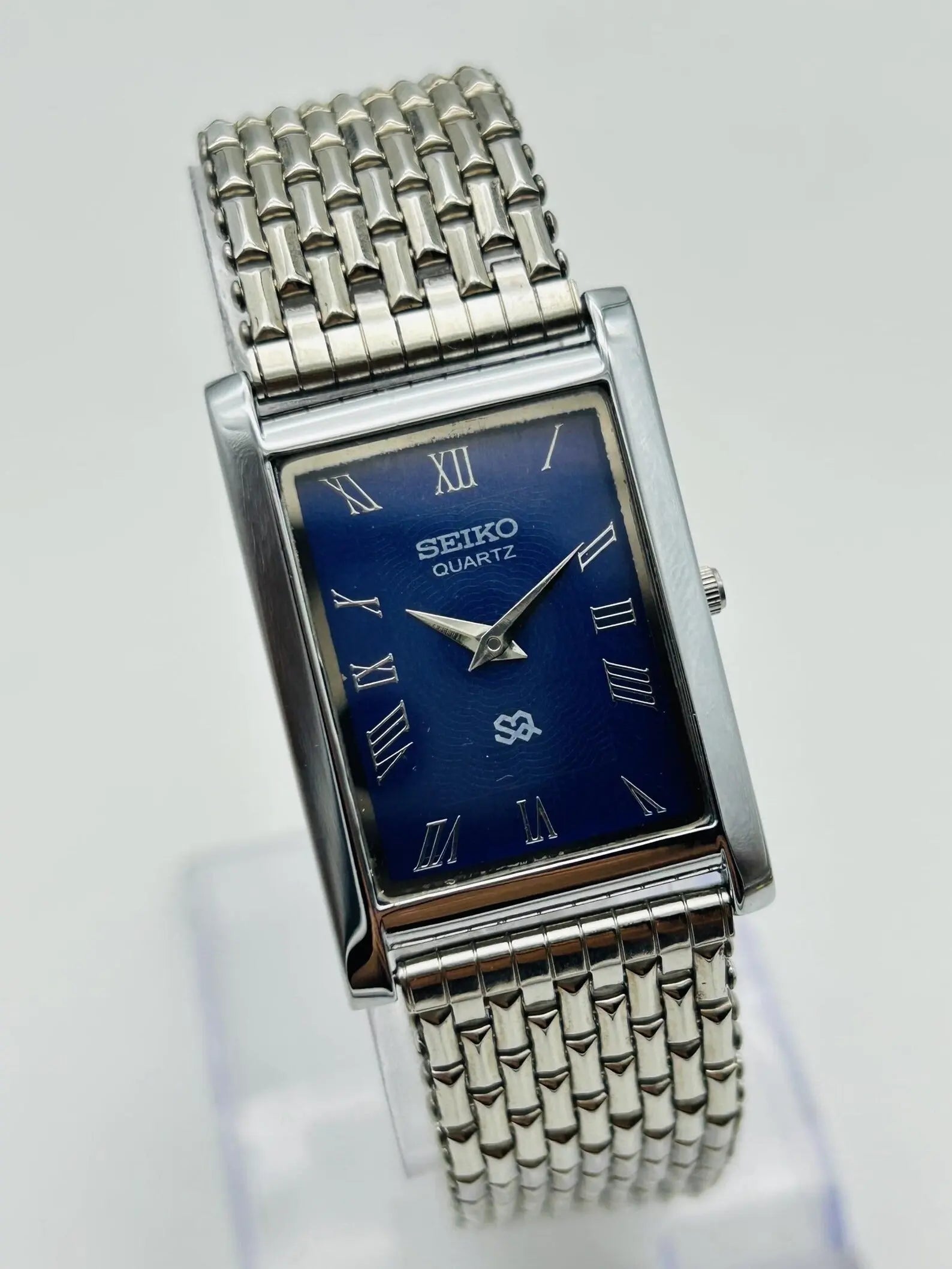 Seiko Tank Style Roman Dial Watch – Slim Classic Men Dress Watch National Watches
