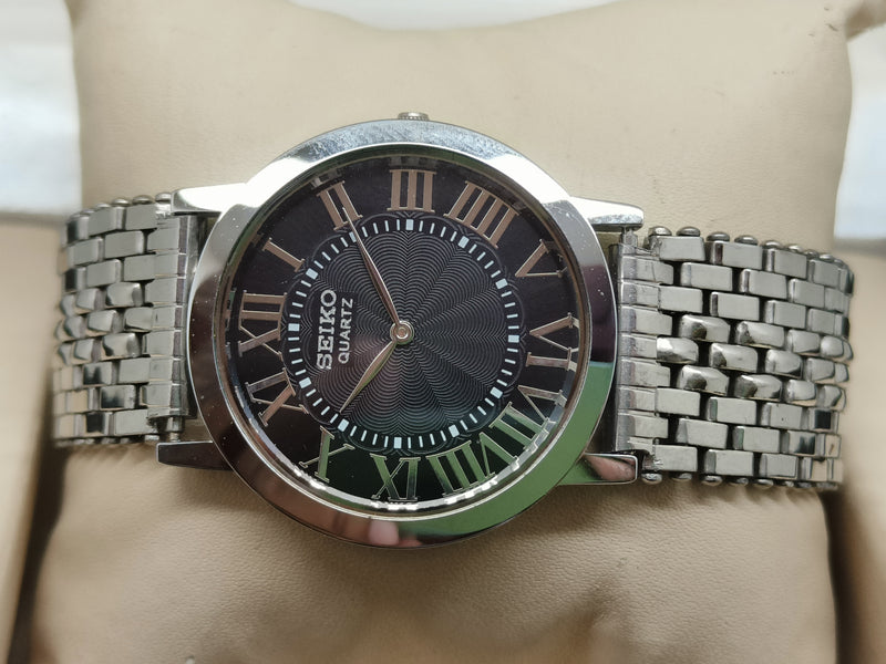 Seiko Quartz Watch – Japanese Miyota Movement, Stainless Steel Case