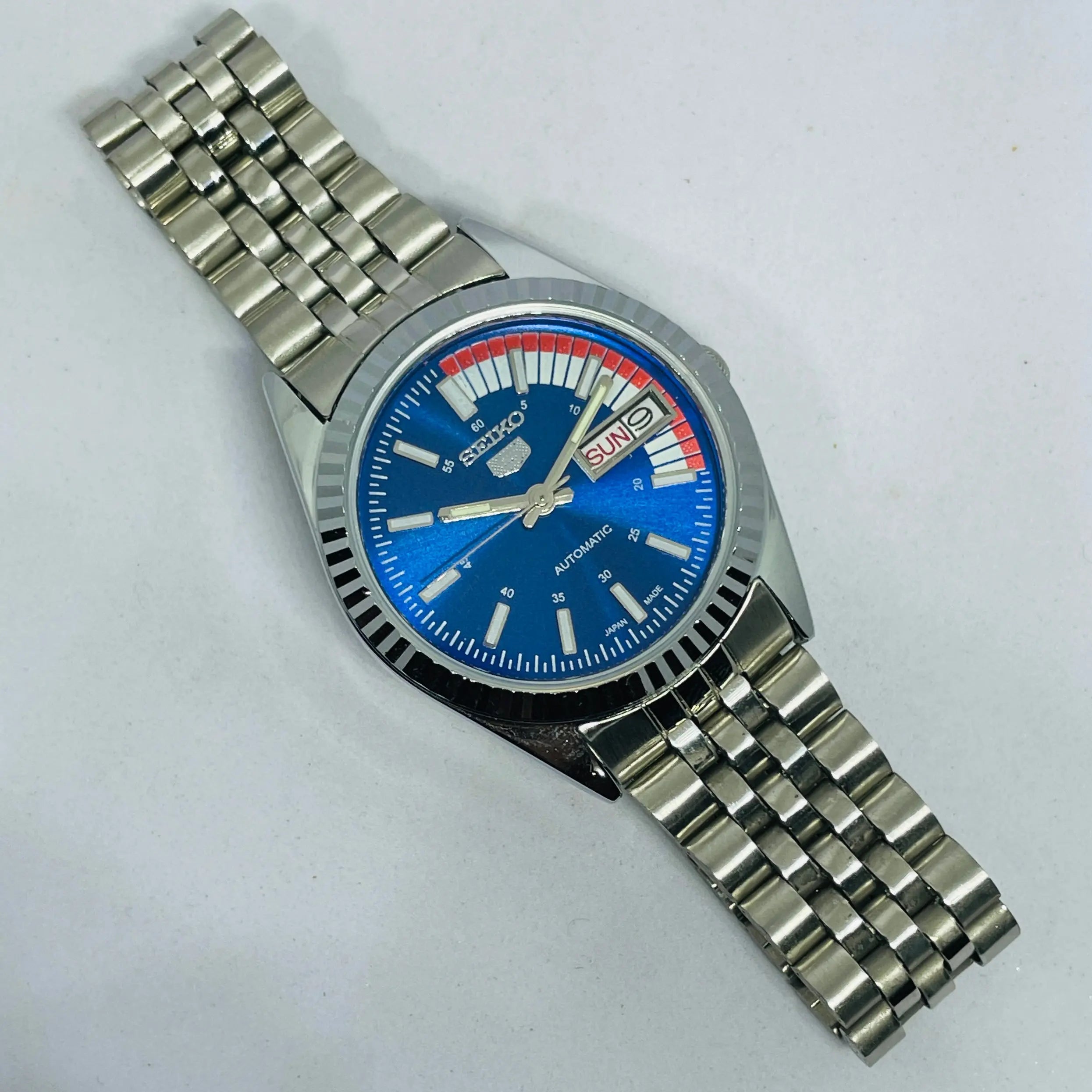 Seiko Racer Automatic Men’s Vintage Watch | Japan Movement Refurbished National Watches