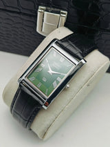 Seiko Vintage Tank Wrist Watch – Luxury Rectangular Quartz for Men National Watches