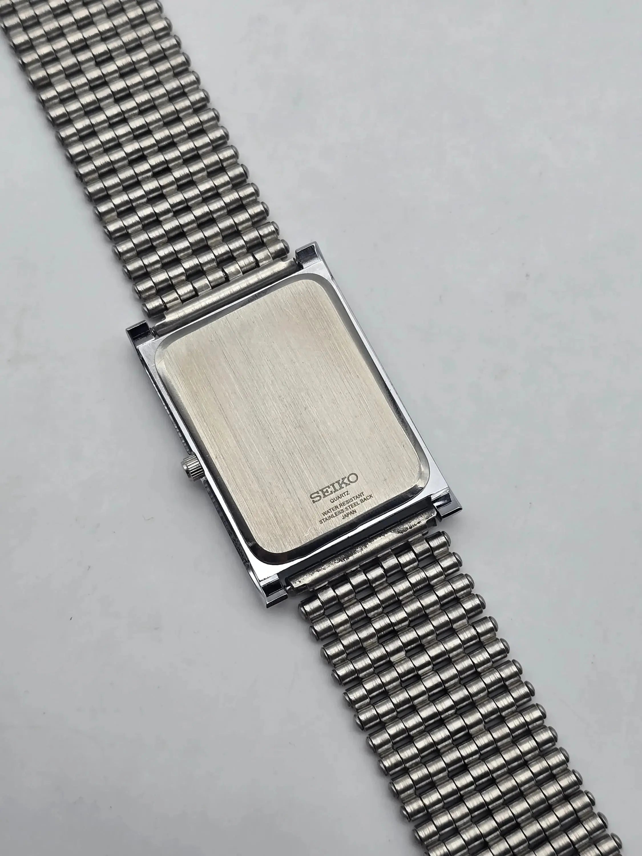Seiko Slim Rectangular Dress Watch Men – Tank Style Quartz Wrist Watch National Watches