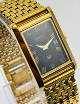 Seiko S23 Elegant Formal Watch – Classic Tank Style Quartz Men Watch National Watches